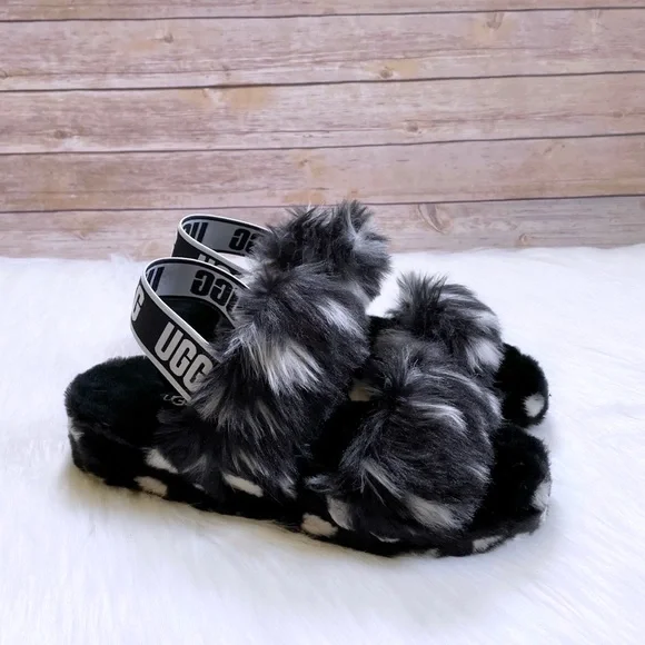 UGG Women’s Oh Yeah Spots Slide Slipper Sandals - Picture 1 of 7